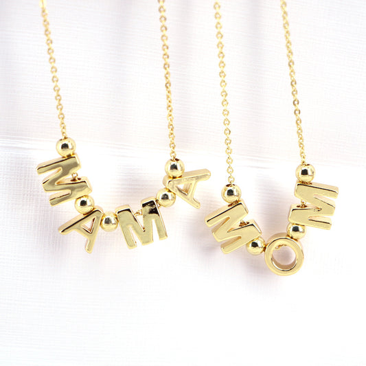 Mama Letter Necklace