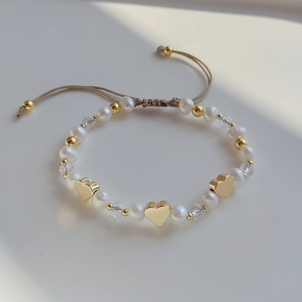 Gold Heart Bracelet